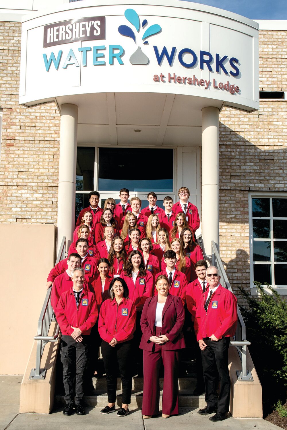 Members of the Middle Bucks Institute of Technology SkillsUSA team in Hershey.