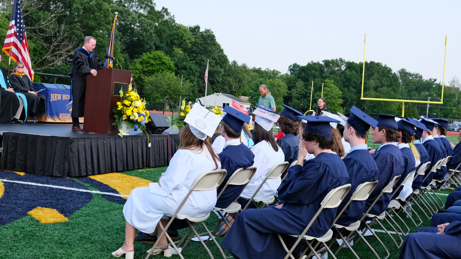 New Hope-Solebury School District superintendent Dr. Charles Lentz encourages the Class of 2023 to use what they learned in high school in the next chapter of their young lives.