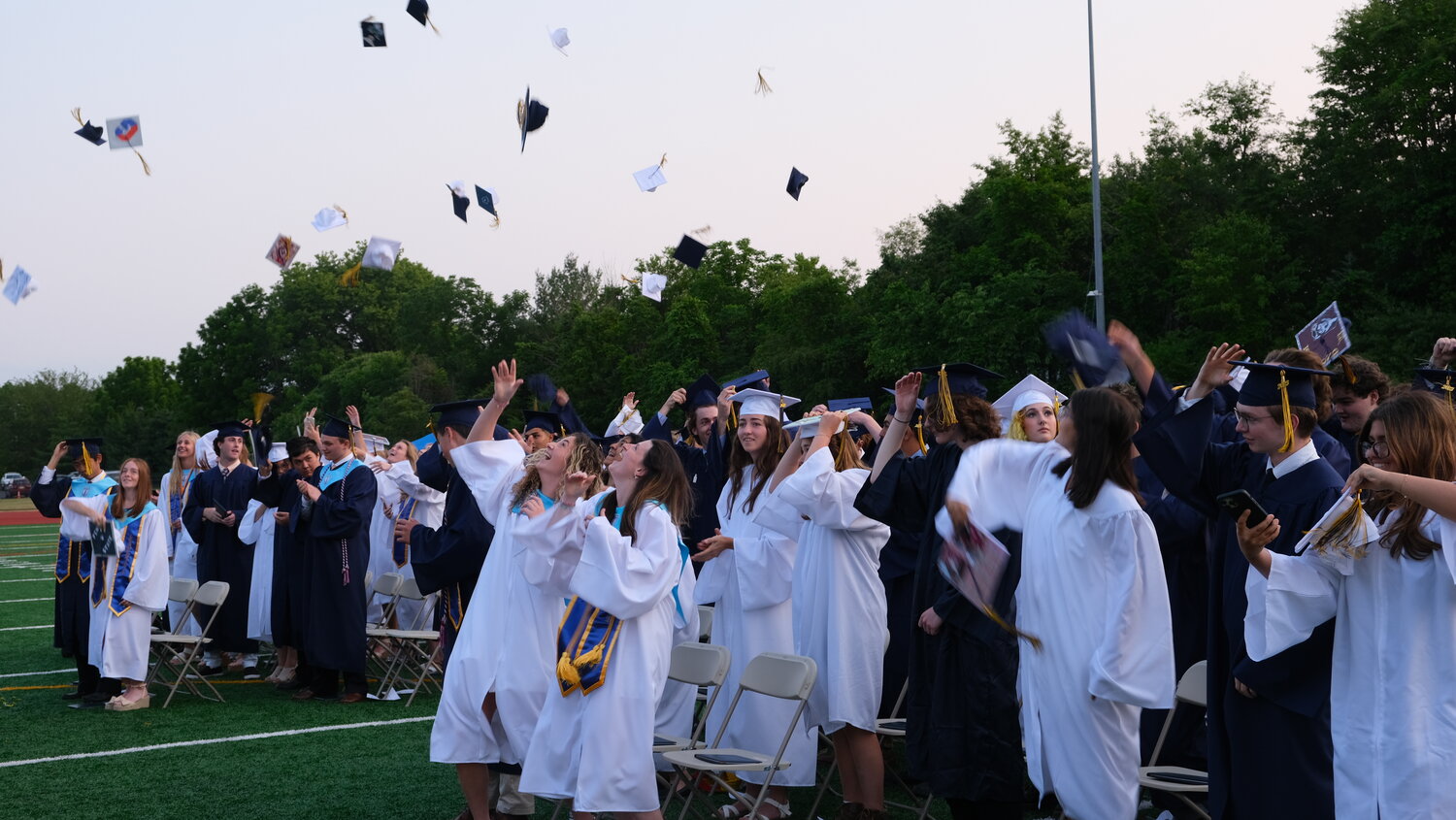 The Class of 2023 at New Hope-Solebury High School celebrates June 13.