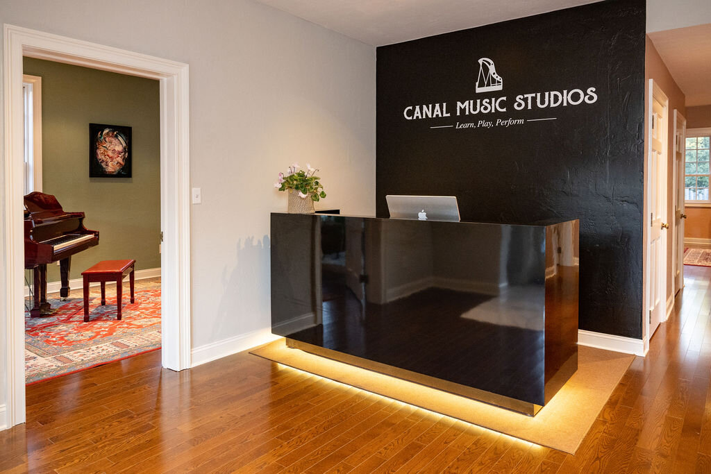 Donations have enabled Lambertville’s Canal Music Studios to reopen at its new location on Bridge Street in Stockton.