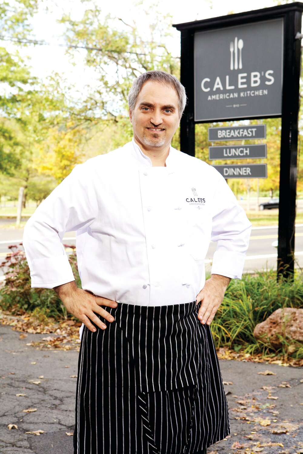 Chef Caleb Lentchner of Caleb’s American Kitchen, Lahaska, which  is celebrating its 10-year anniversary.