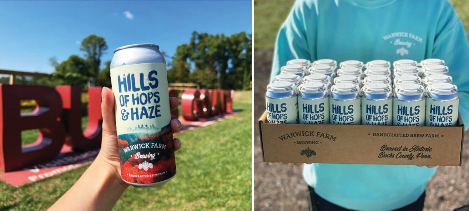 Warwick Farm Brewing’s Hills of Hops & Haze IPA received a Global Crushie for its can design.