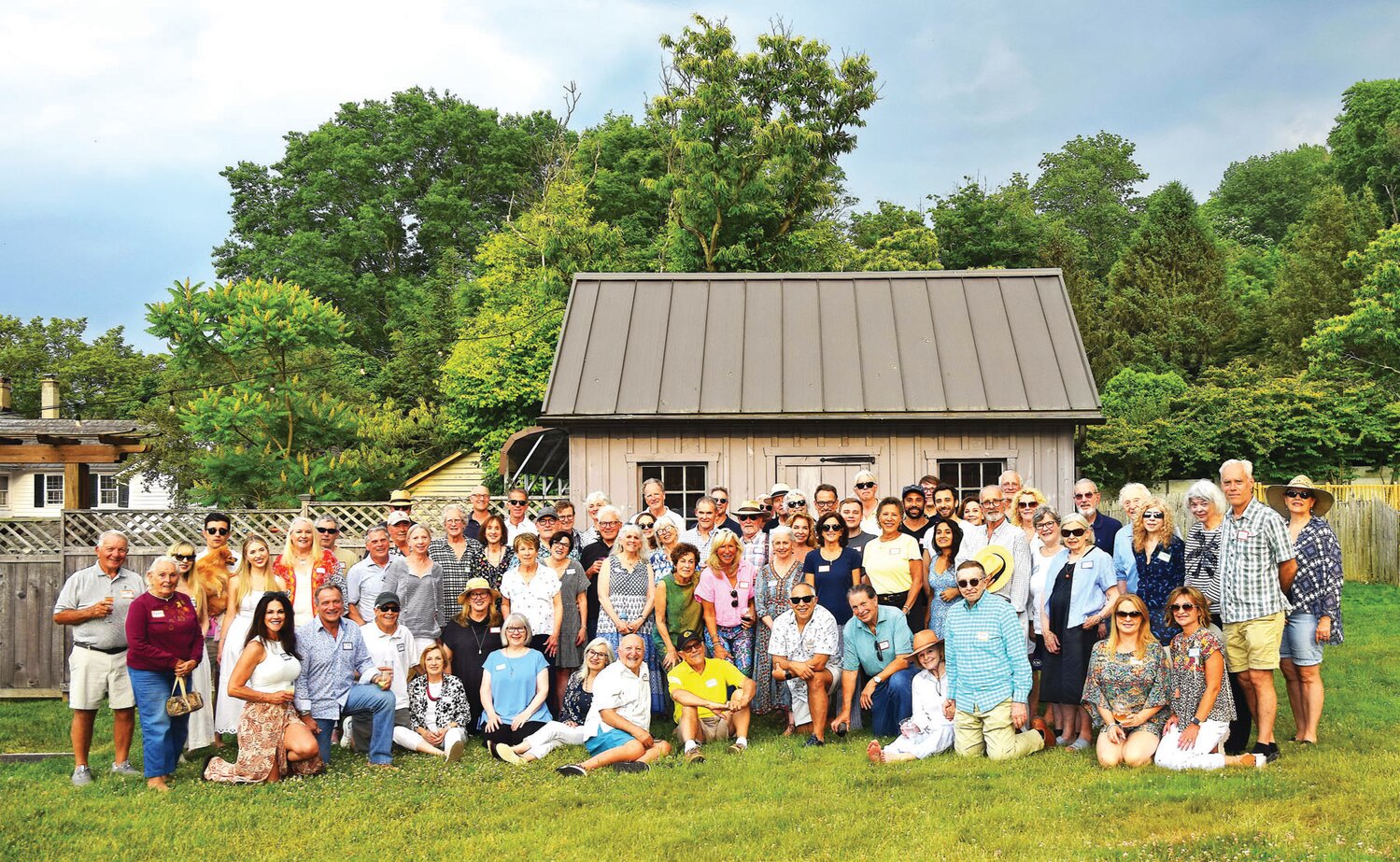 Residents of Lumberville gather for the annual Founder’s Day Picnic on June 11.