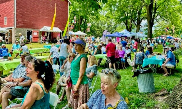 Despite a rain-shortened second day, last weekend’s Tinicum Arts Festival drew about 6,500 people to Tinicum Park, breaking the long-running event’s previous record.