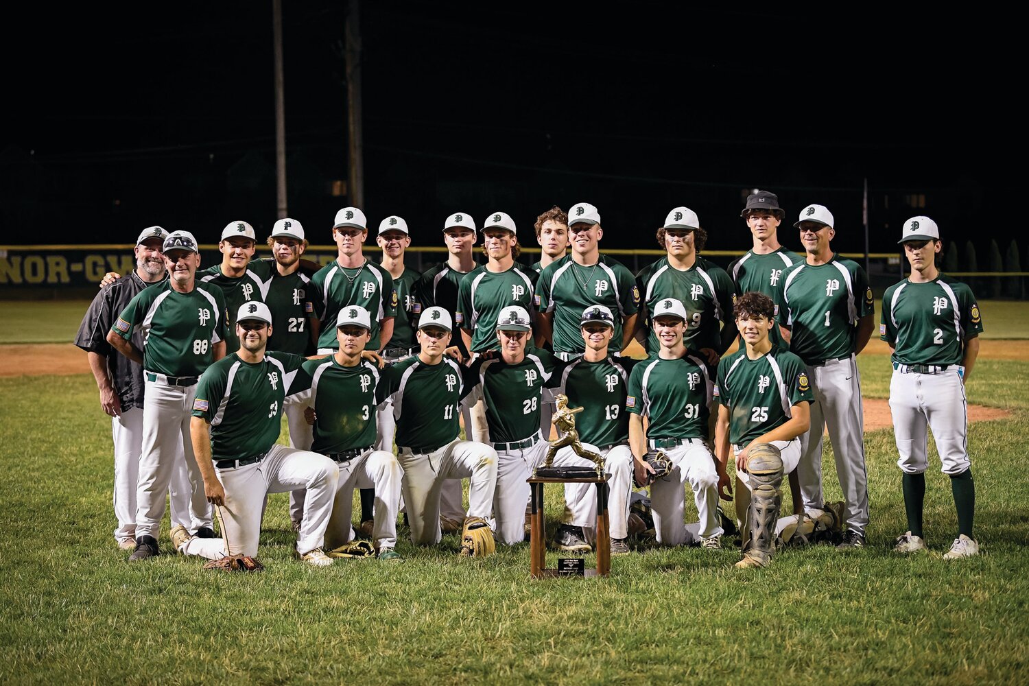 The Pennridge team after winning the Bux-Mont American Legion trophy.