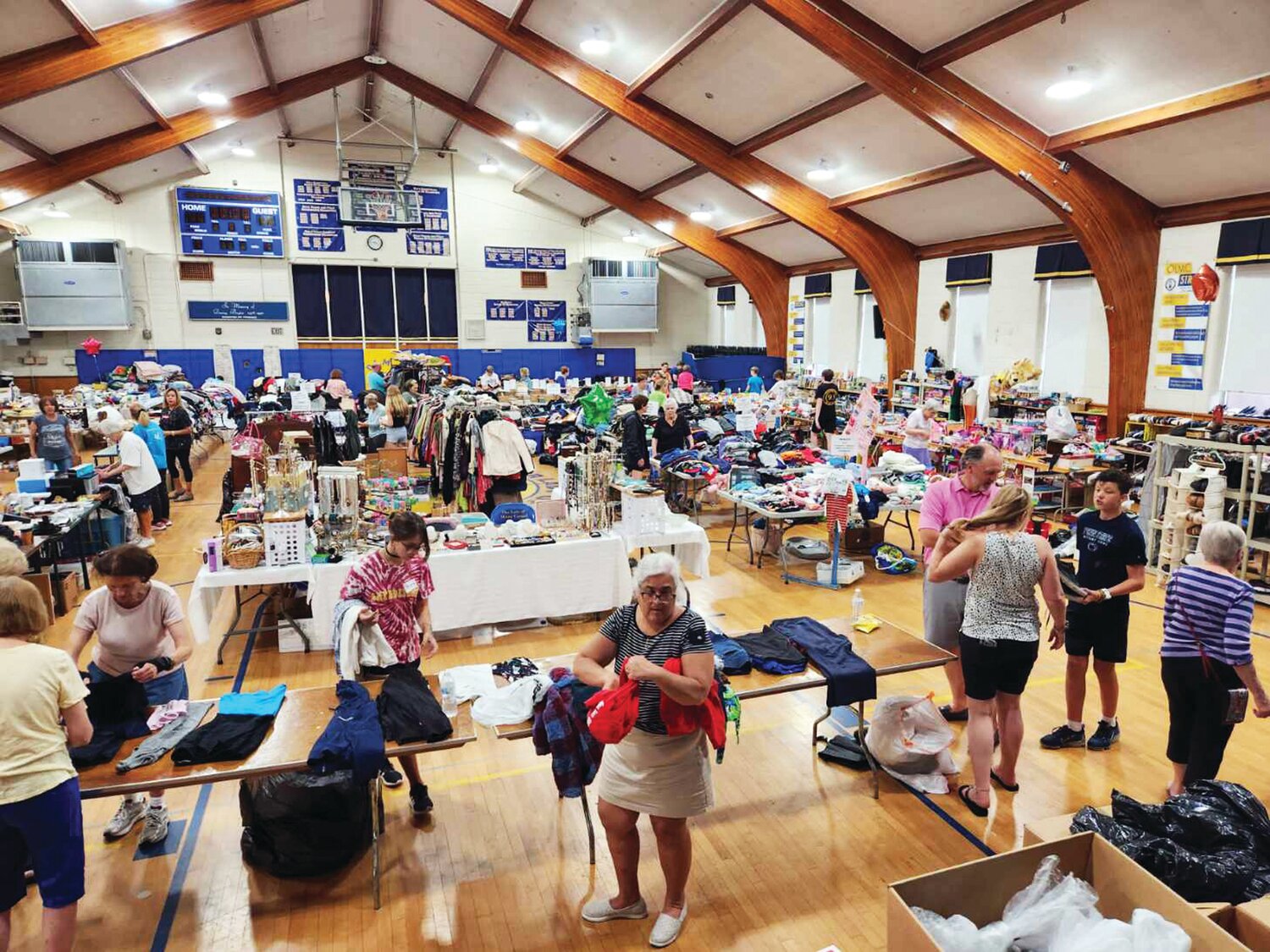 The Ladies of Mt. Carmel in Doylestown recently held their 30th annual rummage sale.