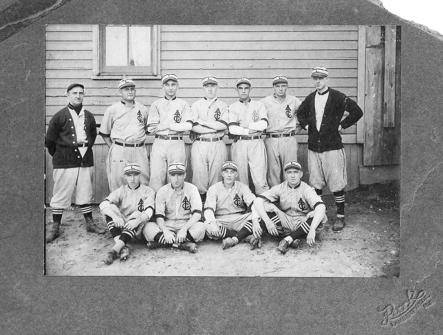 A vintage baseball team photo.