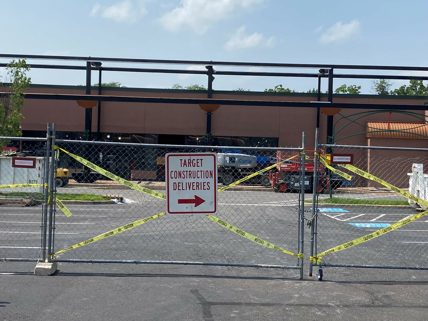 Work on the Target at Doylestown Shopping Center is underway.  The store is not expected to be done for about a year.