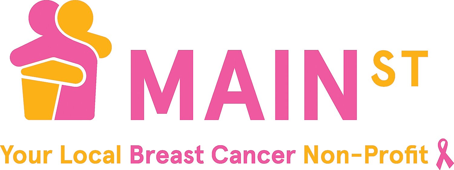 The new logo of Main St., formerly Pine2Pink, includes a hug, representing support, friendship, comfort and love, and incorporates orange, to exude warmth, positivity and optimism, along with pink, the universal color representing breast cancer.
