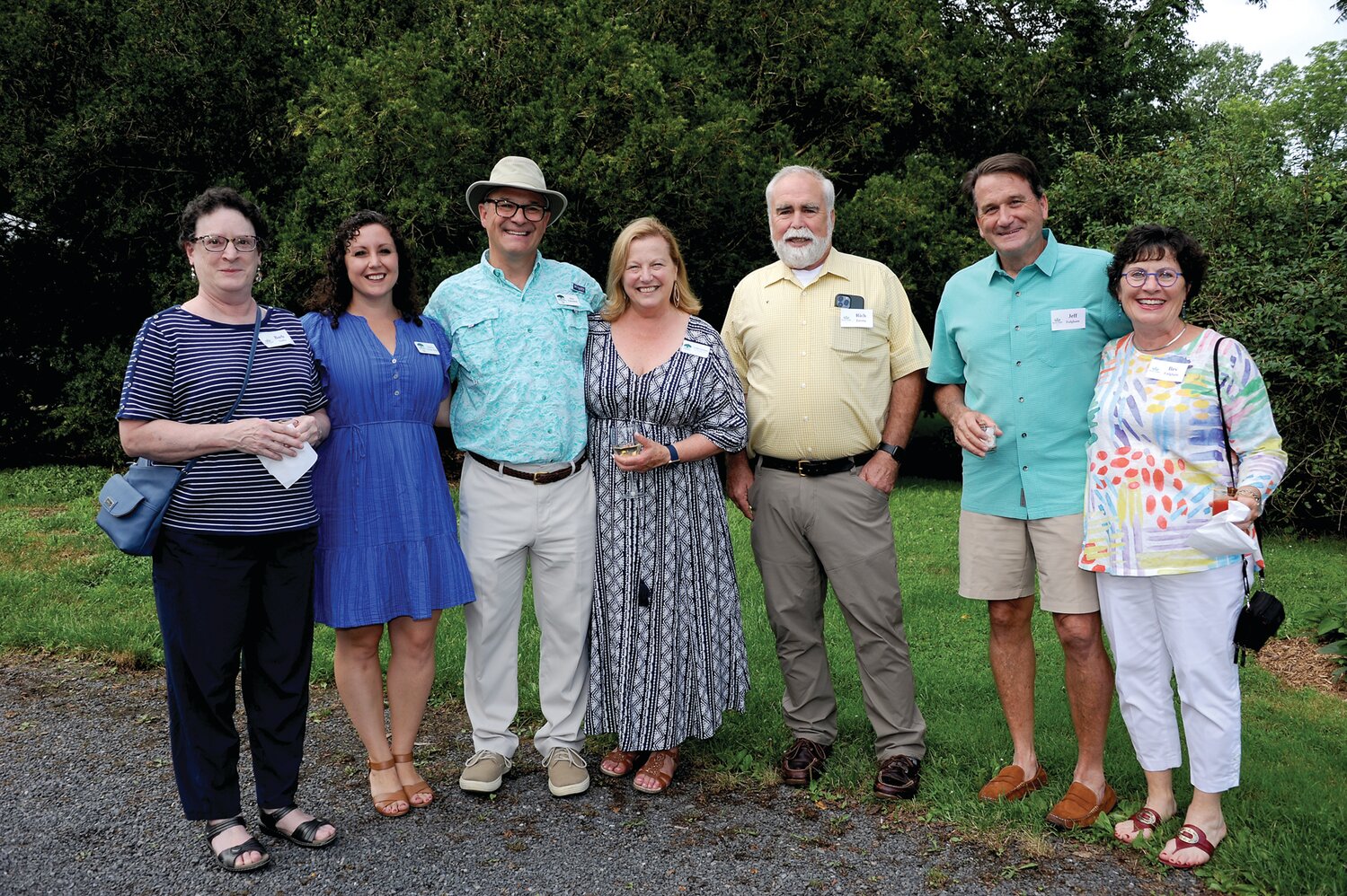 Barb Stoltz, Katie Paone-Kulp, Phil and Linda Cacossa, Rich Zavetta, and  Jeff and Bev Fulgham.