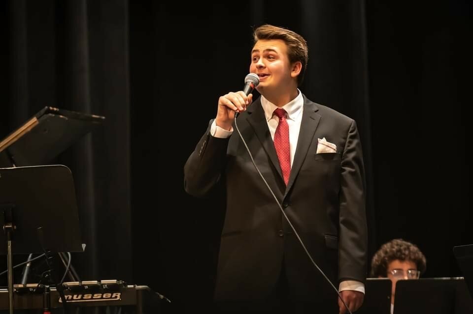 Neshaminy graduate Chris Simcox is one of two winners of the recently awarded Neshaminy Valley Music Theatre scholarship, following in his mom's footsteps.