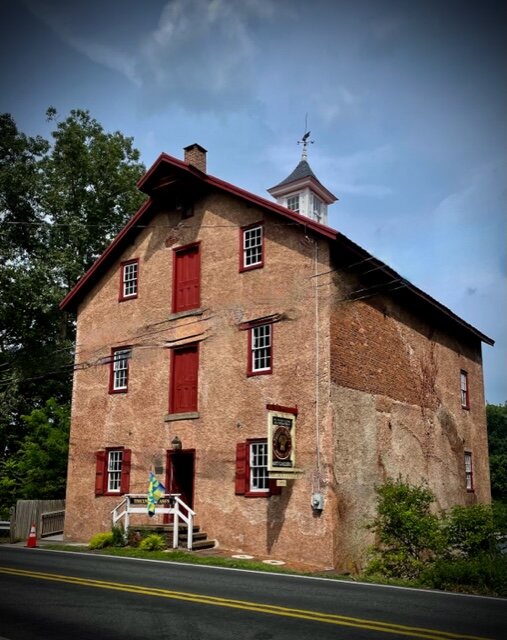 Exterior of Stover Mill Gallery.