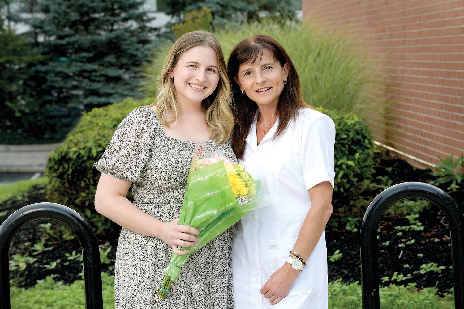 Anna Uyechko and her mother, Tetyana, are both graduates of St. Luke’s School of Nursing.