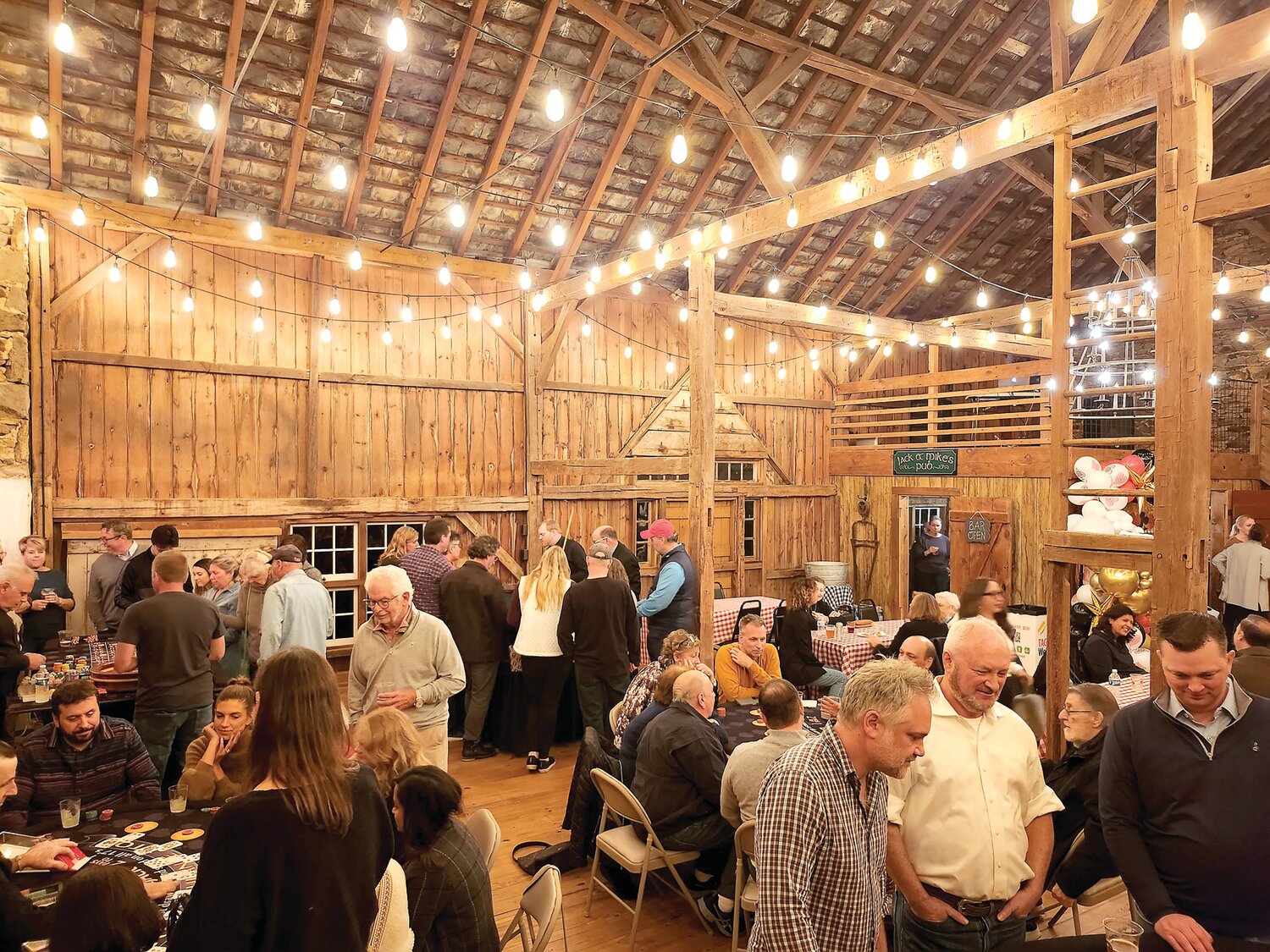 The Kin Casino Night fundraiser will take place in a renovated barn.