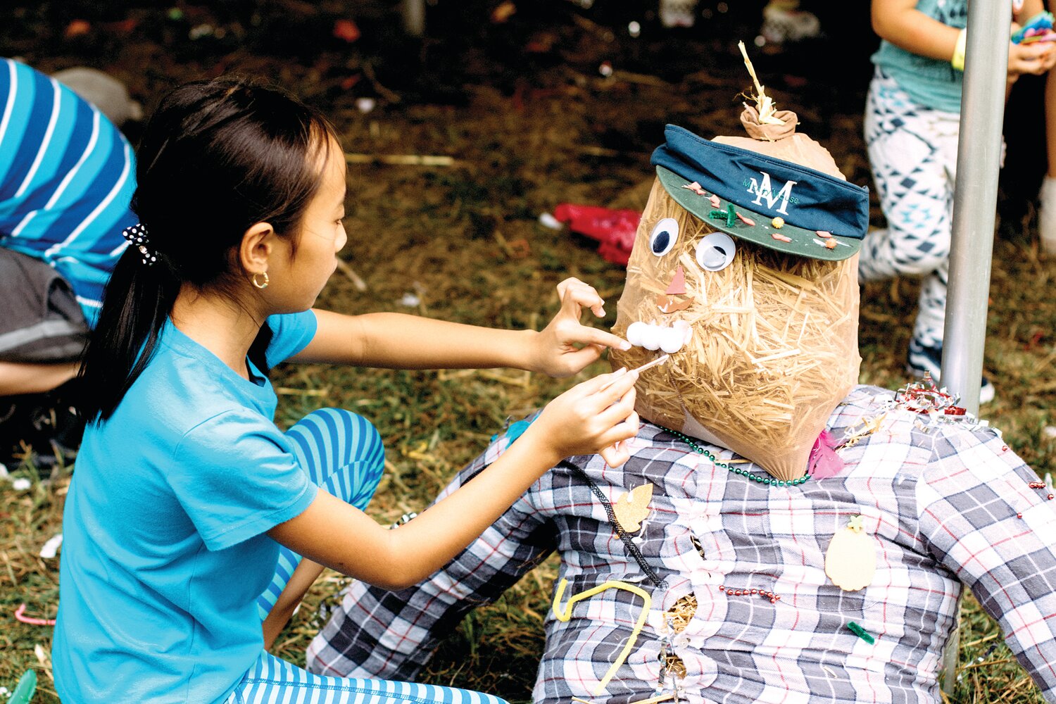 Scarecrow-making workshops will once again be offered at Peddler’s Village during “Scarecrow Season.”