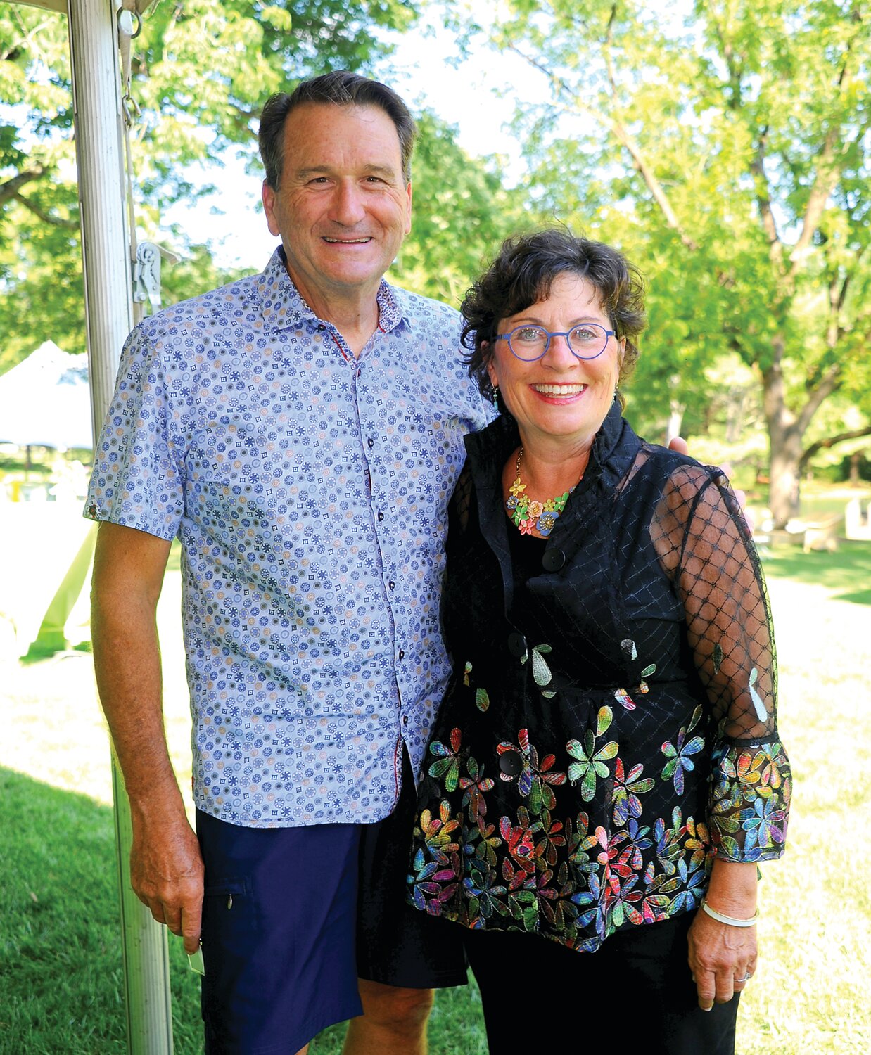 Jeff and Bev Fulgham hosted the event at their home, Happiness Farm.