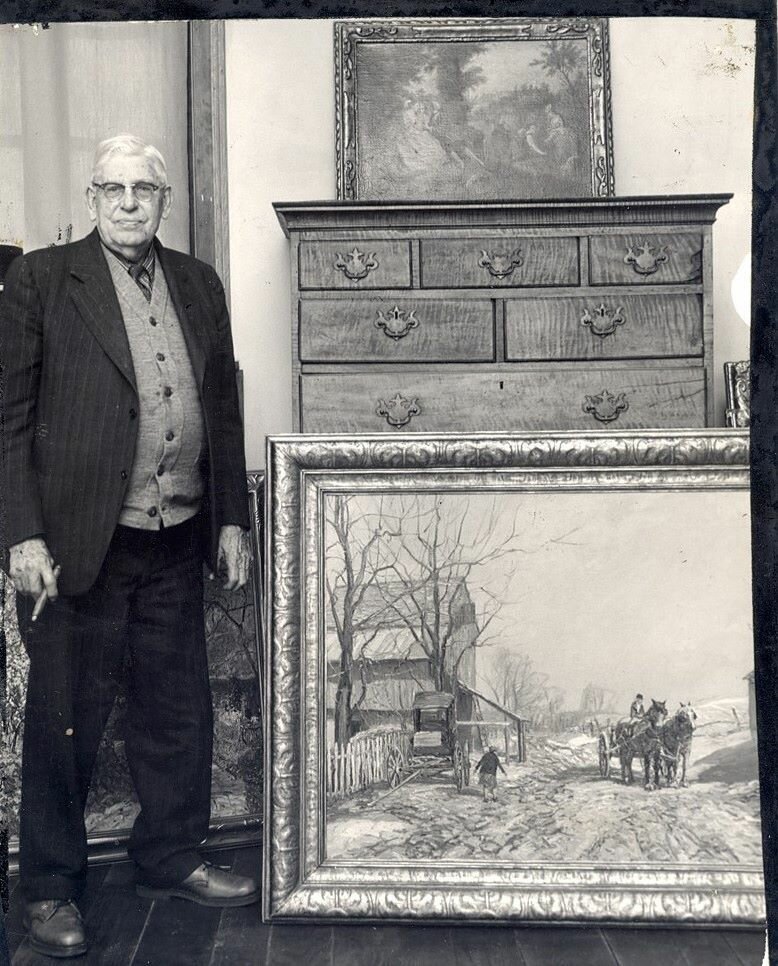 Renowned artist Edward Willis Redfield was an early speaker at the New Hope Arts Festival and lecture series.