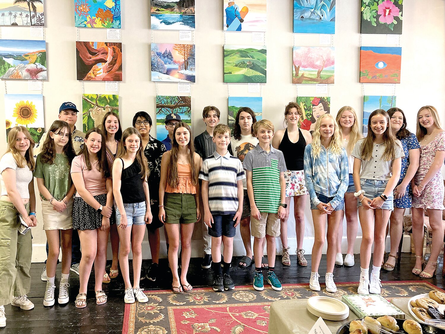 Local young artists recently raised over $1,200 for the Arbor Day Foundation.