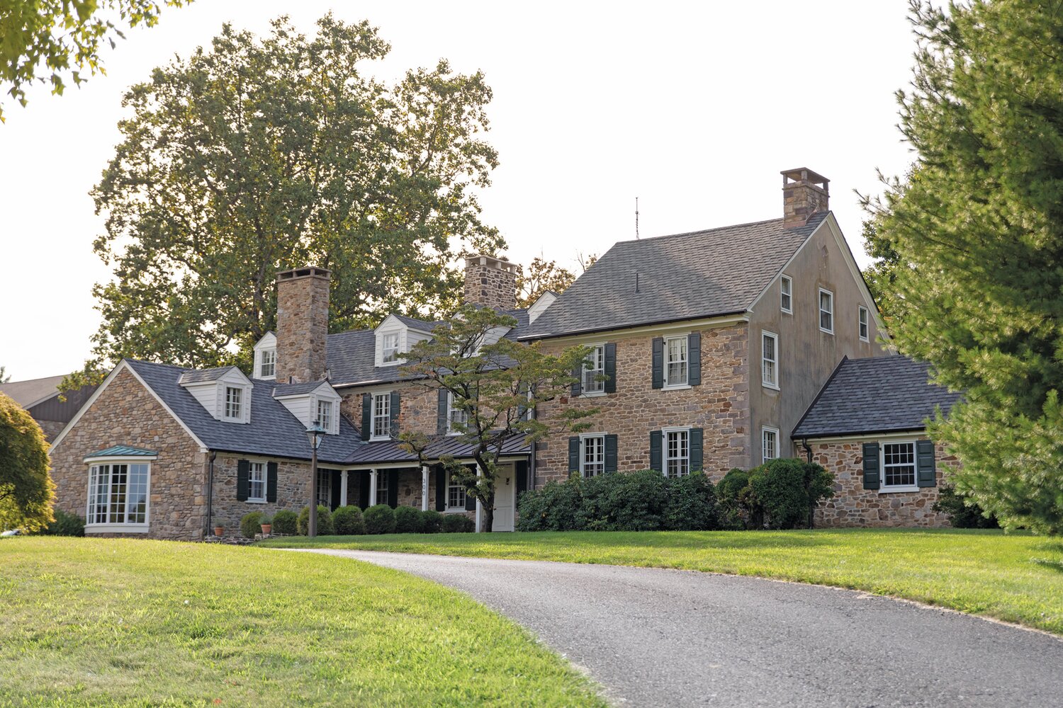 The Inn at Fox Briar Farm is an eight-bedroom, 18th century bed and breakfast that has been extensively renovated and offers views of three ponds, stone outbuildings, fields, woods, and old, towering shade trees.