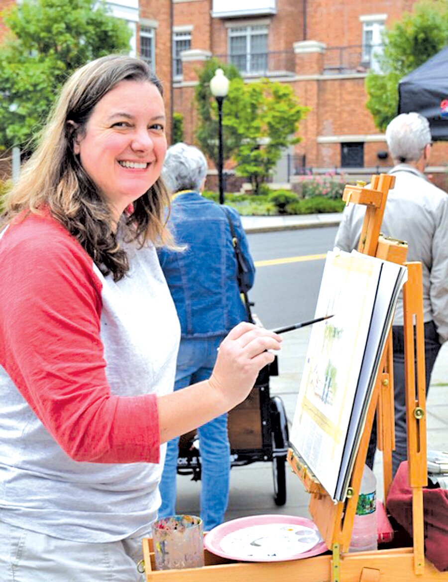 Barbara DiLorenzo will give a presentation about drawing while outdoors on Sept. 14.