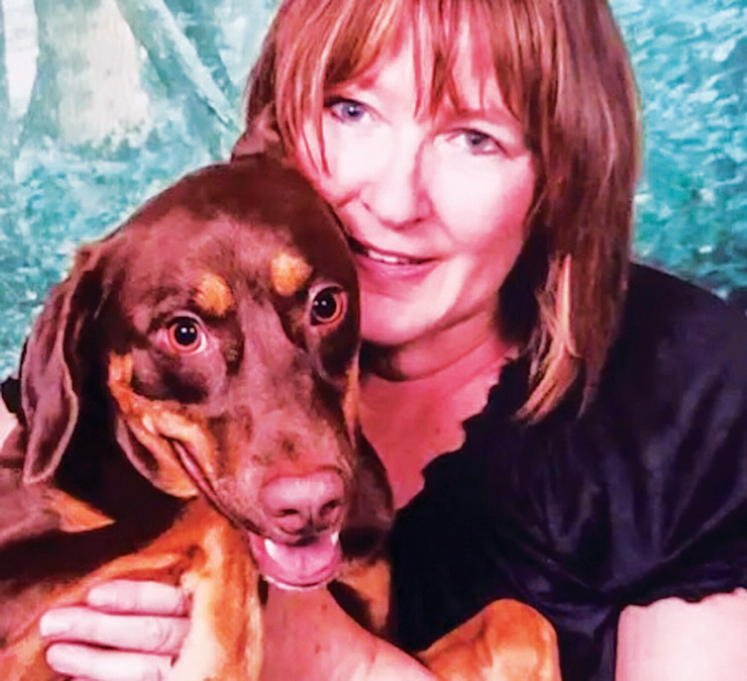 Susan Barnhart, 53, of Titusville N.J., died in the flash flood that hit Upper Makefield on July 15. She was well known to members of the community as she formerly worked at the Washington Crossing Post Office. Her dog survived the flood.