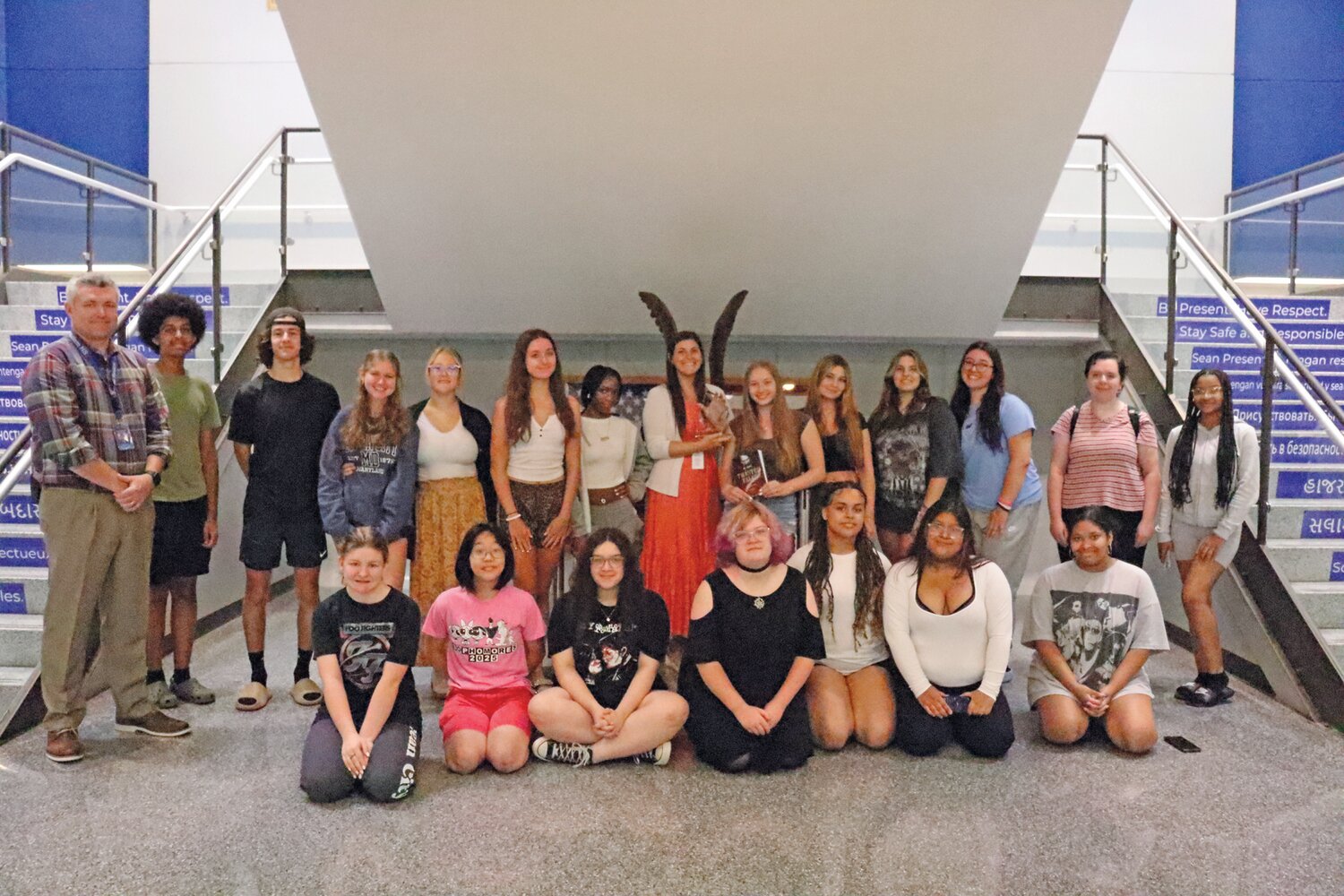 Bensalem High School students in Alyssa Eisenmann’s 2022-2023 English classes were recently honored in the Young Writers Twisted Tales writing contest.