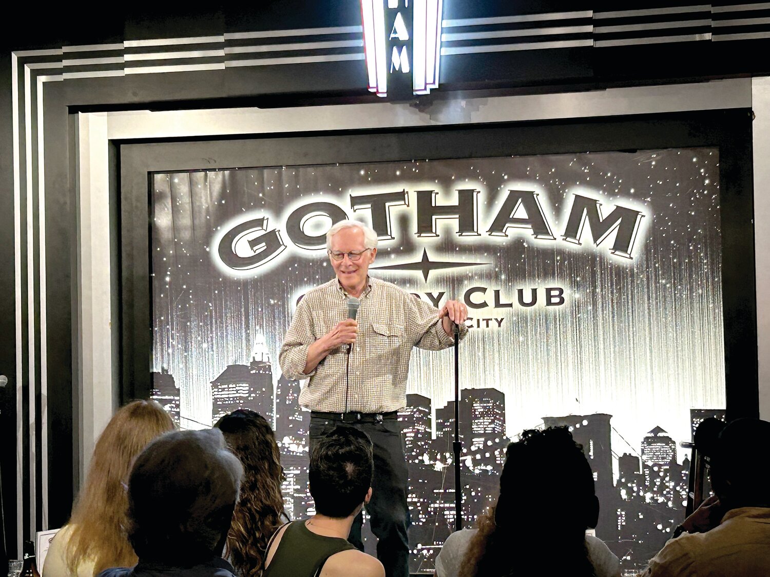 Bob Alper, a comedian and a rabbi, performs at a Gotham Comedy Club. You can catch his show in Doylestown, at Poco’s Comedy Carbaret, this Sunday.