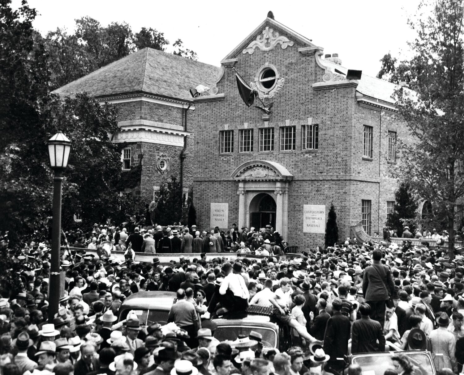 Opening Day of The National Baseball Hall of Fame in June 1939.