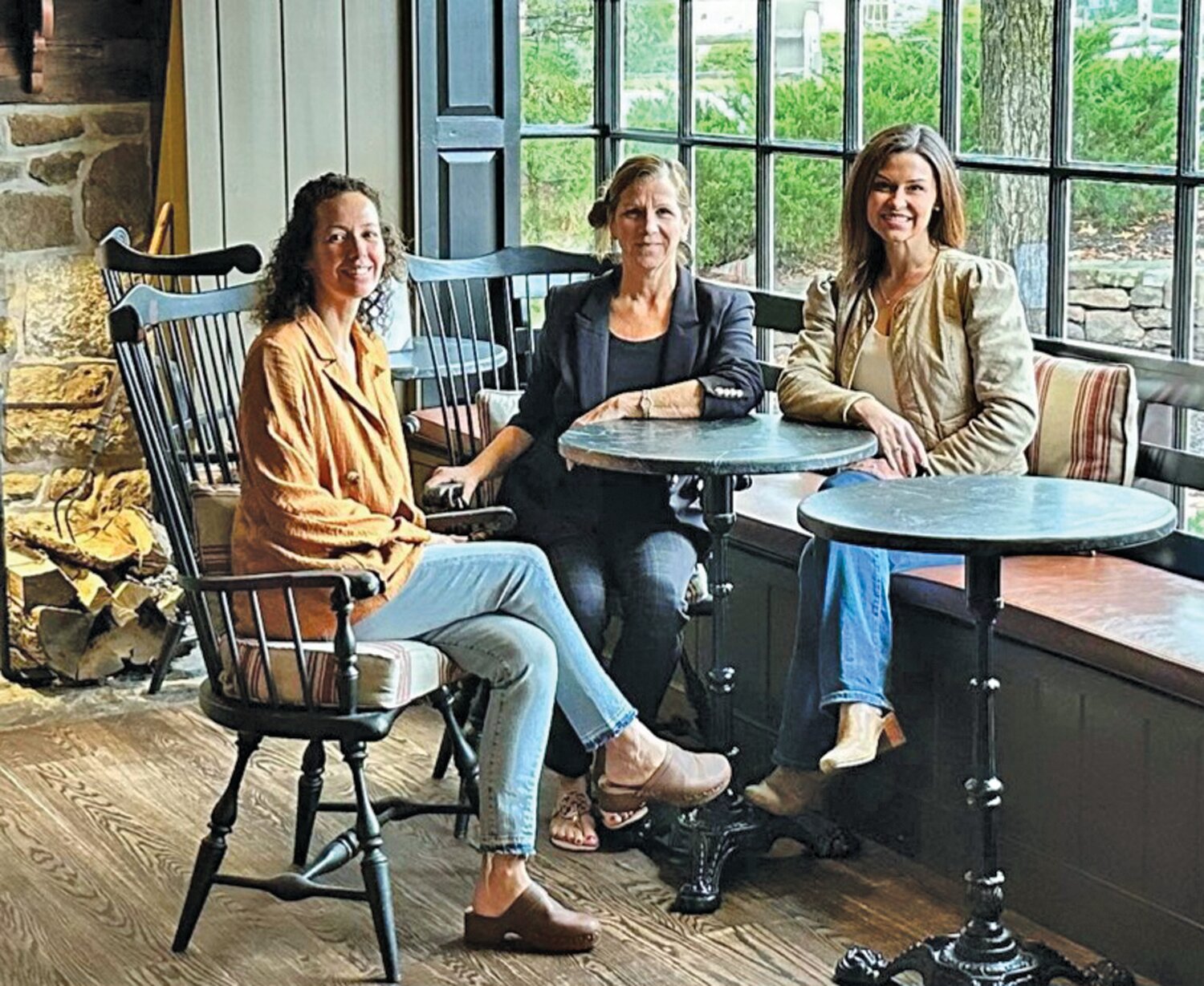 From left are Kristina Fenimore (Kin), Karen Thompson (LSL Brands), and Sarah Peters (Keller Williams).