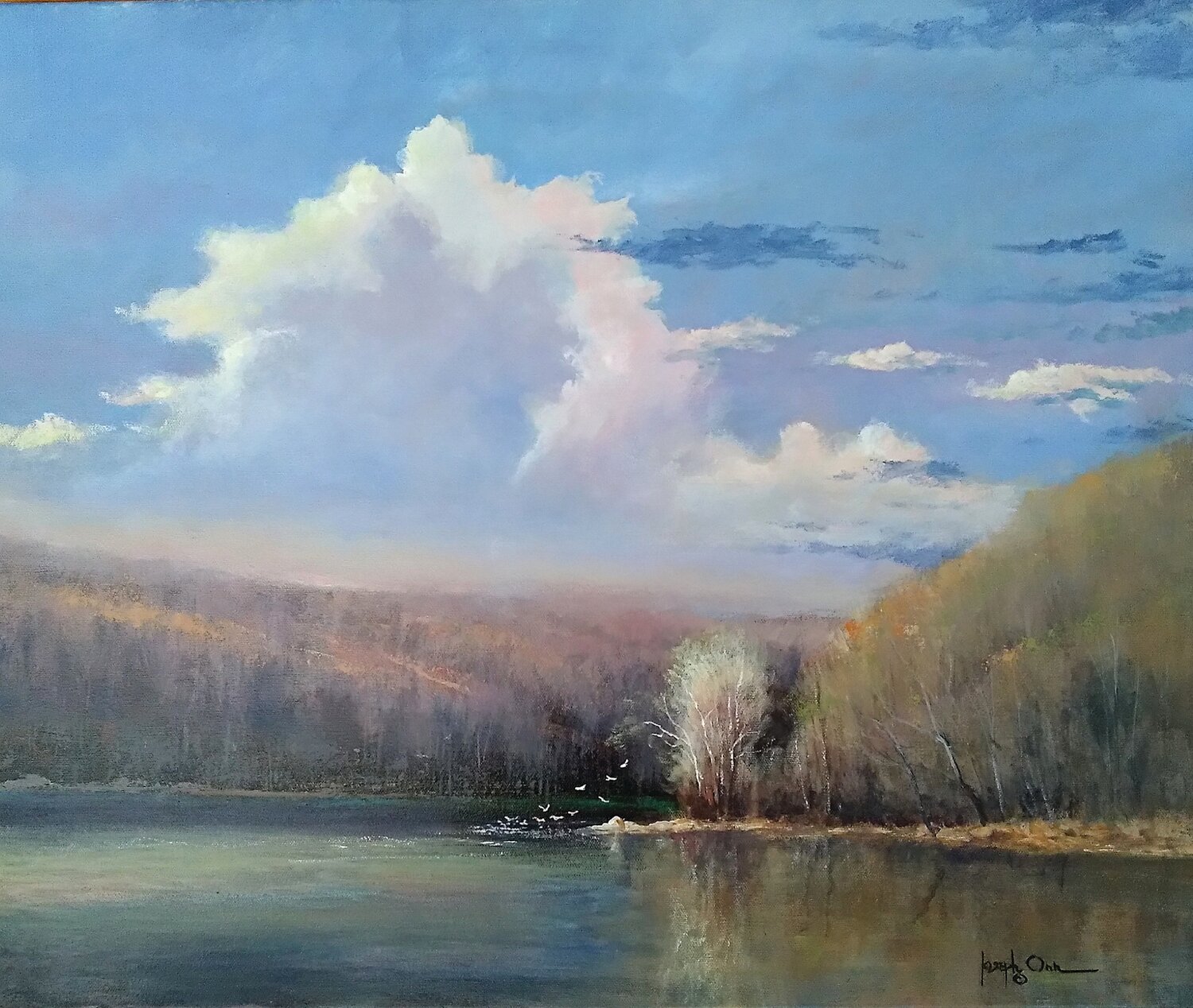 “Breeze Point Afternoon” is an acrylic painting by Joseph Orr.