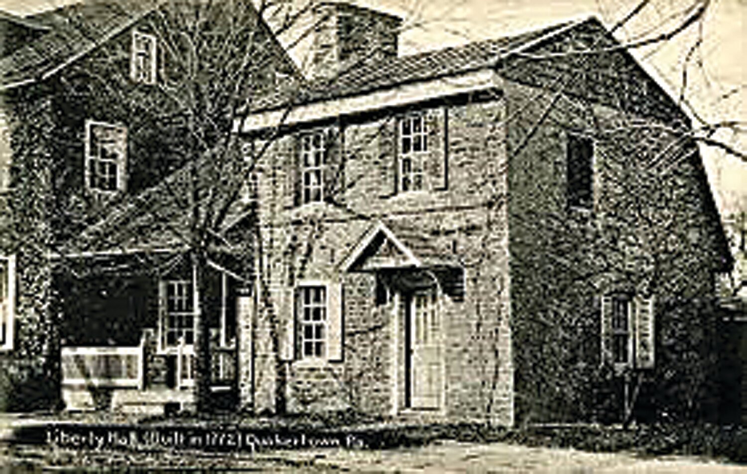 Liberty Hall was built on West Broad Street in 1772 and got its name because what would later be named the Liberty Bell was kept safe there on Sept. 23, 1777.