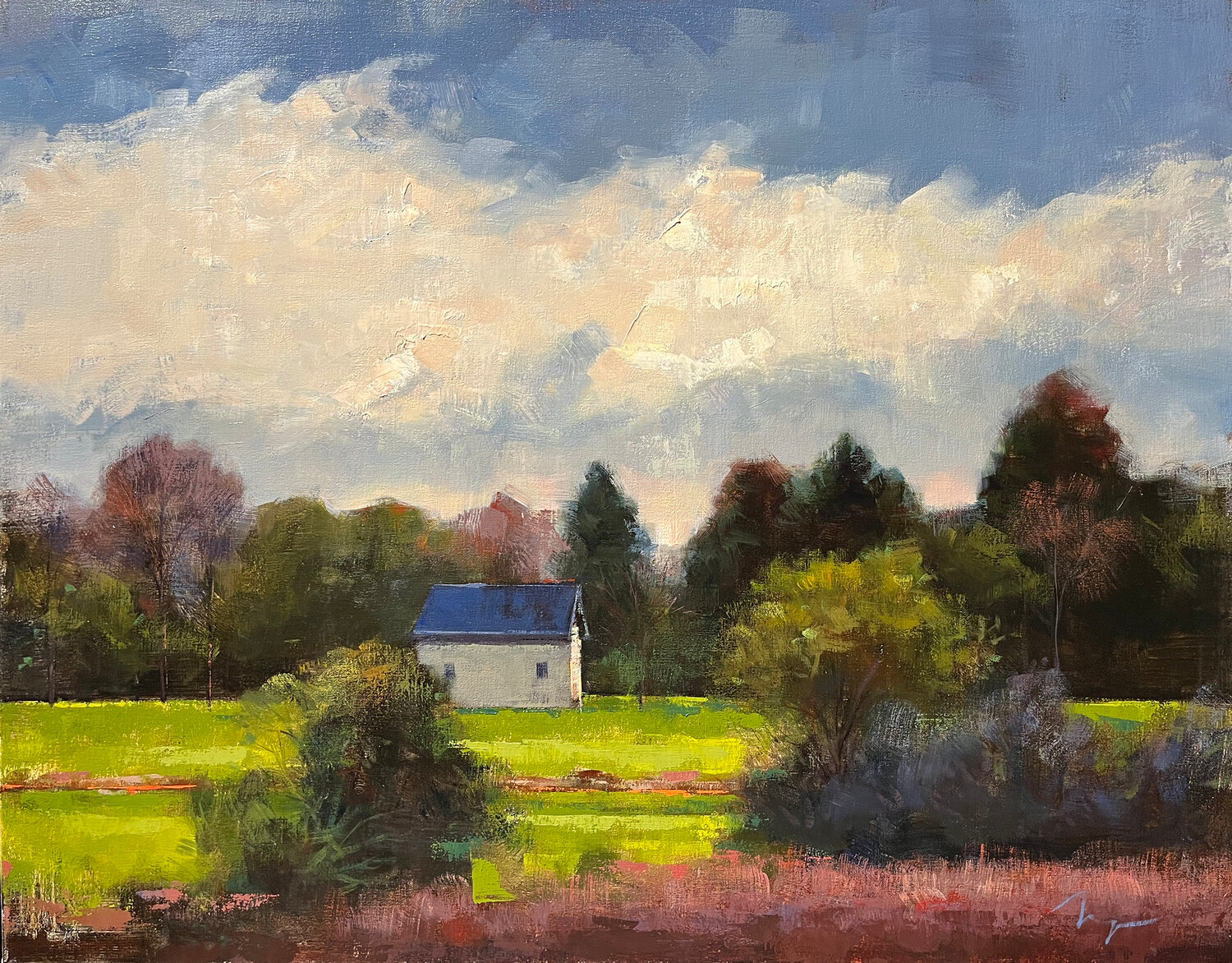 "Afternoon Light" is by George Thompson.