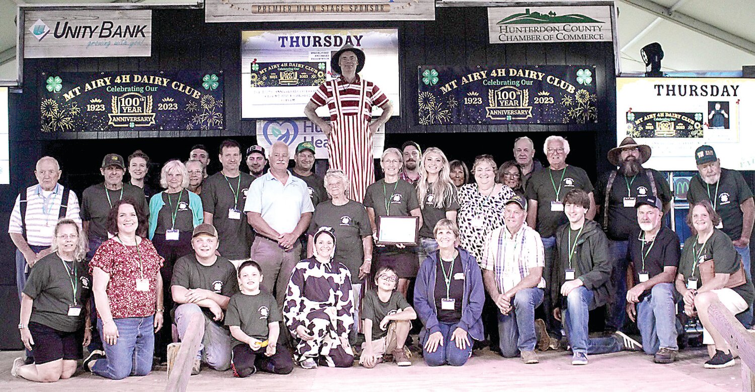 Alumni of the Mt. Airy 4-H Dairy Club attended the Hunterdon County 4-H and Agriculture Fair in Ringoes last month, some traveling from California, Colorado, Ohio, North Carolina, Georgia, Pennsylvania, and New York.