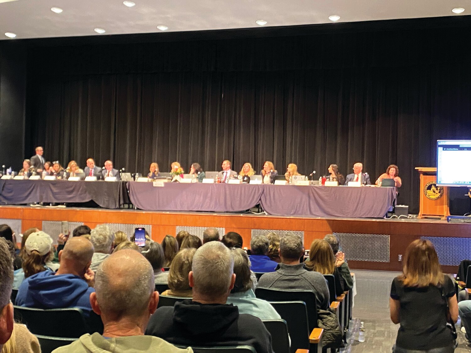 Hundreds attended the meeting of the Central Bucks School Board Tuesday, where a Republican majority approved a $700,000-severance package for the district’s superintendent who abruptly announced his resignation Monday.