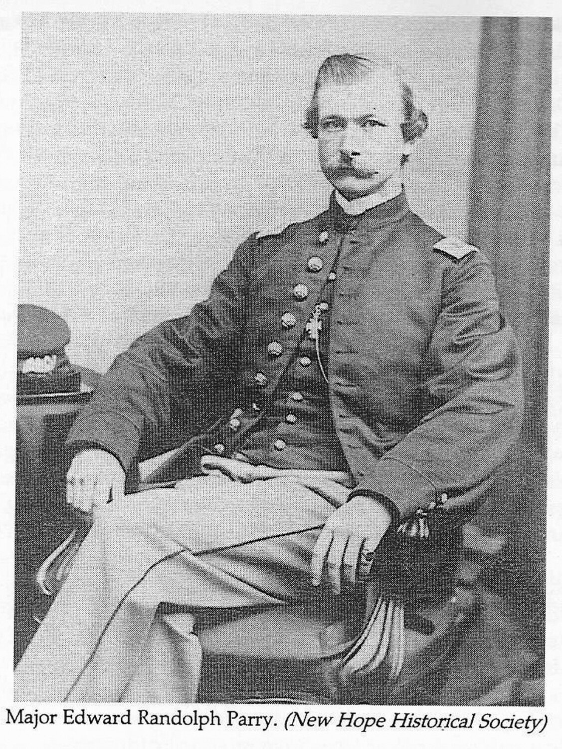 Major Edward Randolph Parry commanded two forts during the Civil War.
