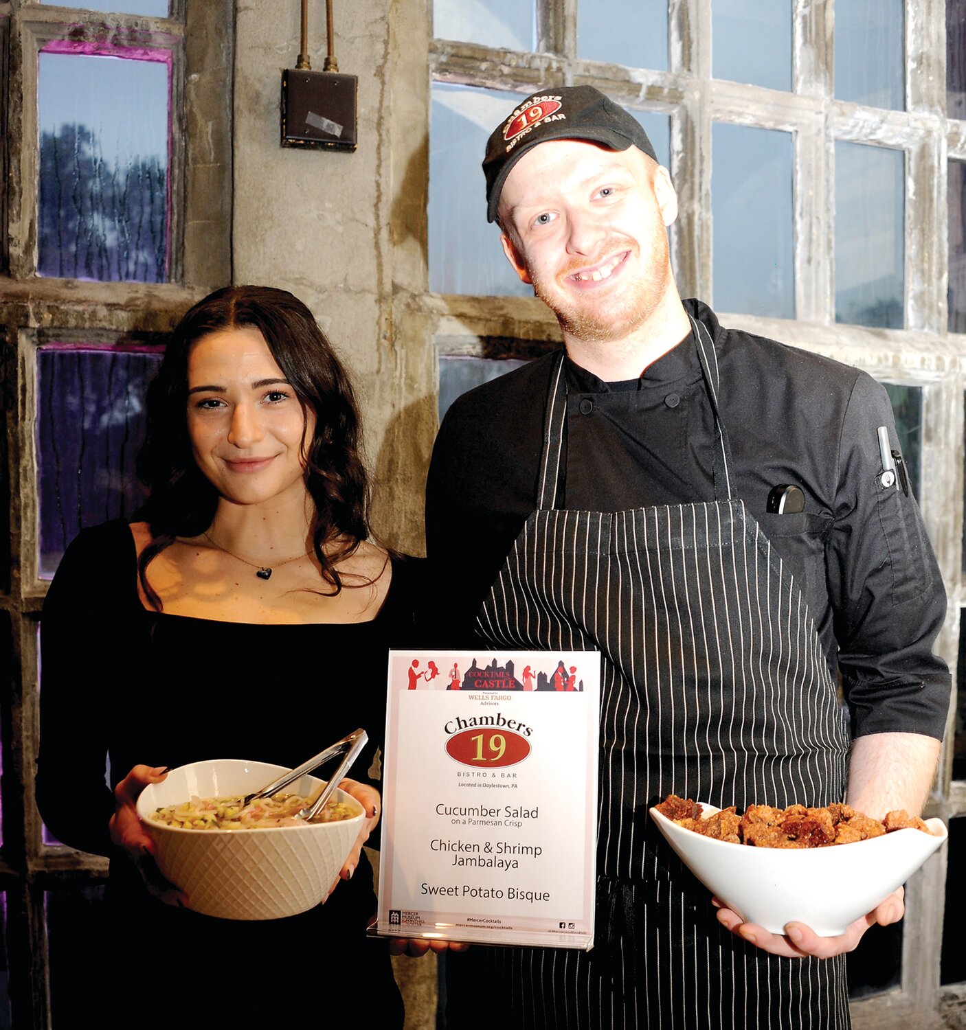 Allie Magas and Evan Armitage of Chambers 19 Bistro & Bar.