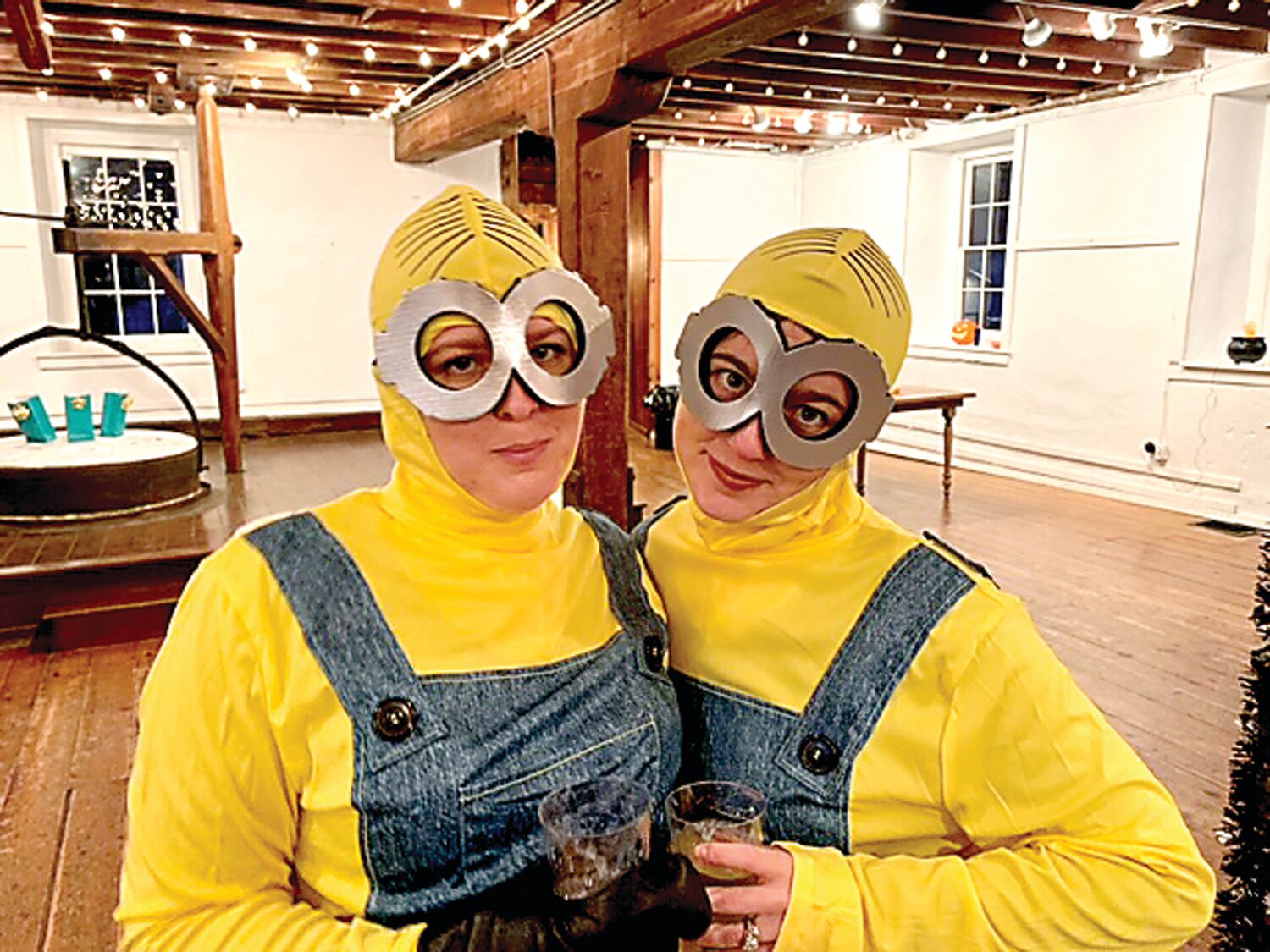 Colleen Preston and Meredith Crilley as Minions.