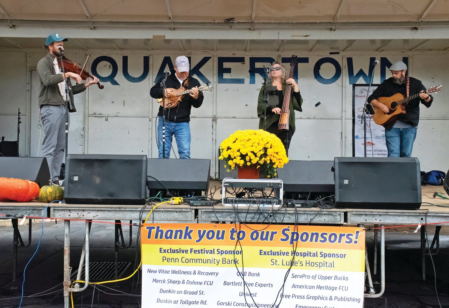 The Autumn Alive! Fall Festival 2023 Bandstand.