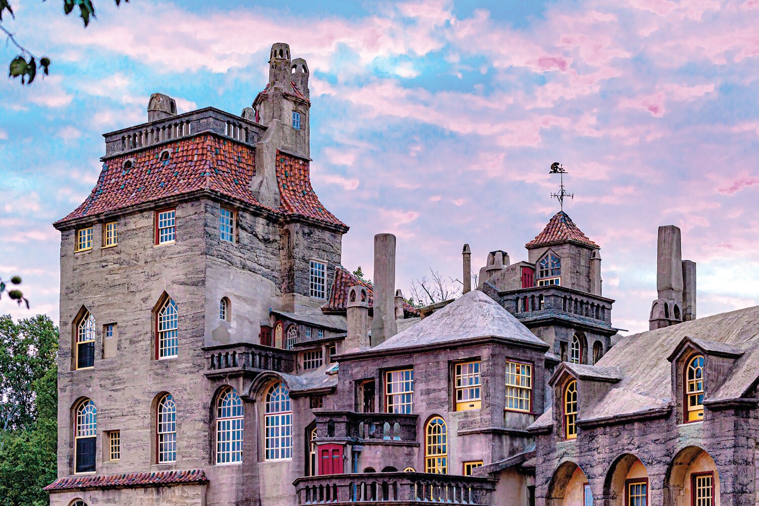 Evening tours show off Fonthill Castle in a different light.