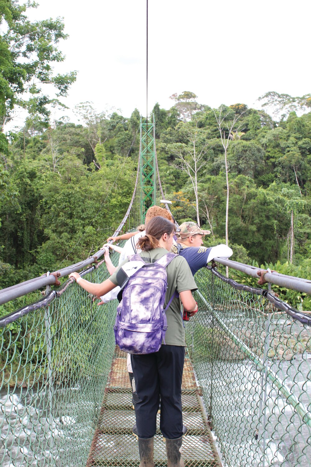 Students from Hunterdon County Vocational School District’s Environmental Sustainability & Engineering Academy and Polytech’s Animal Science programs visited Costa Rica to explore the rain forest this past summer. While there, they were able to view the country’s beauty from its longest suspension bridge.