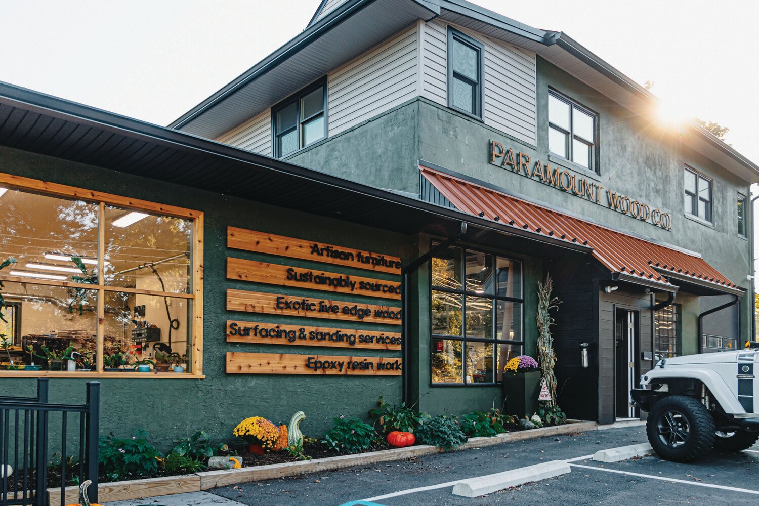 Paramount Wood Company is located at 6162 Lower York Road in Solebury Township.
