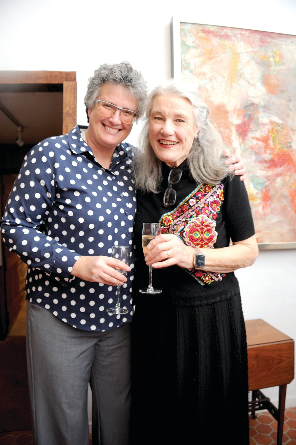 Rachel Kenyon and hostess Linda Kenyon.