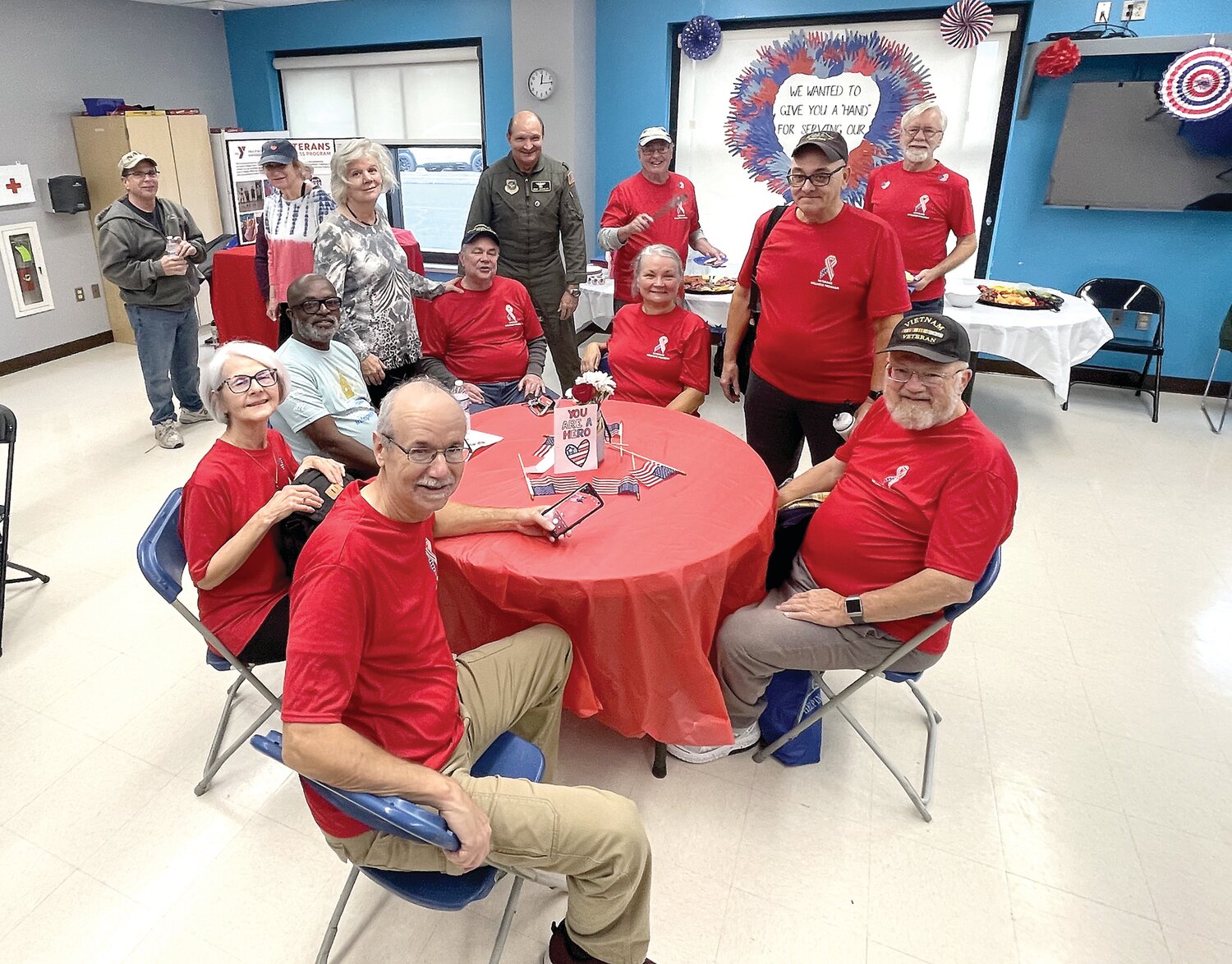 Veterans are celebrated at the Quakertown branch.
