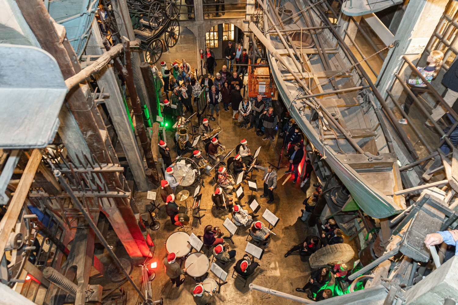 A previous Mercer Museum Holiday Open House.