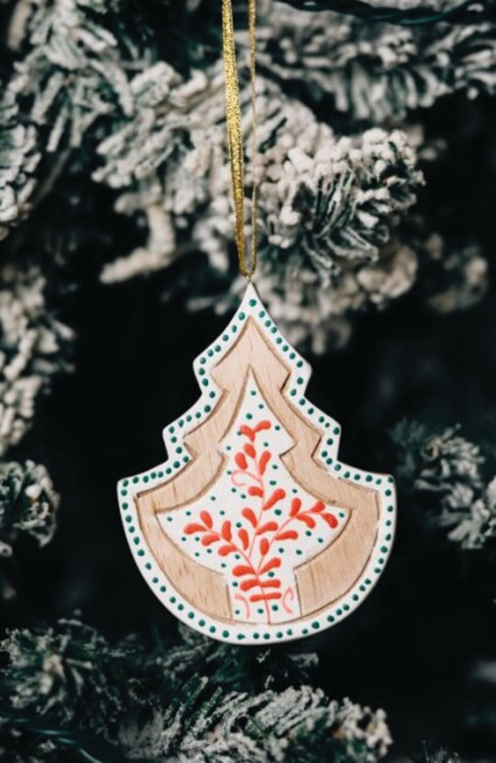 This handmade tree ornament is among the offerings at Ten Thousand Villages Souderton.
