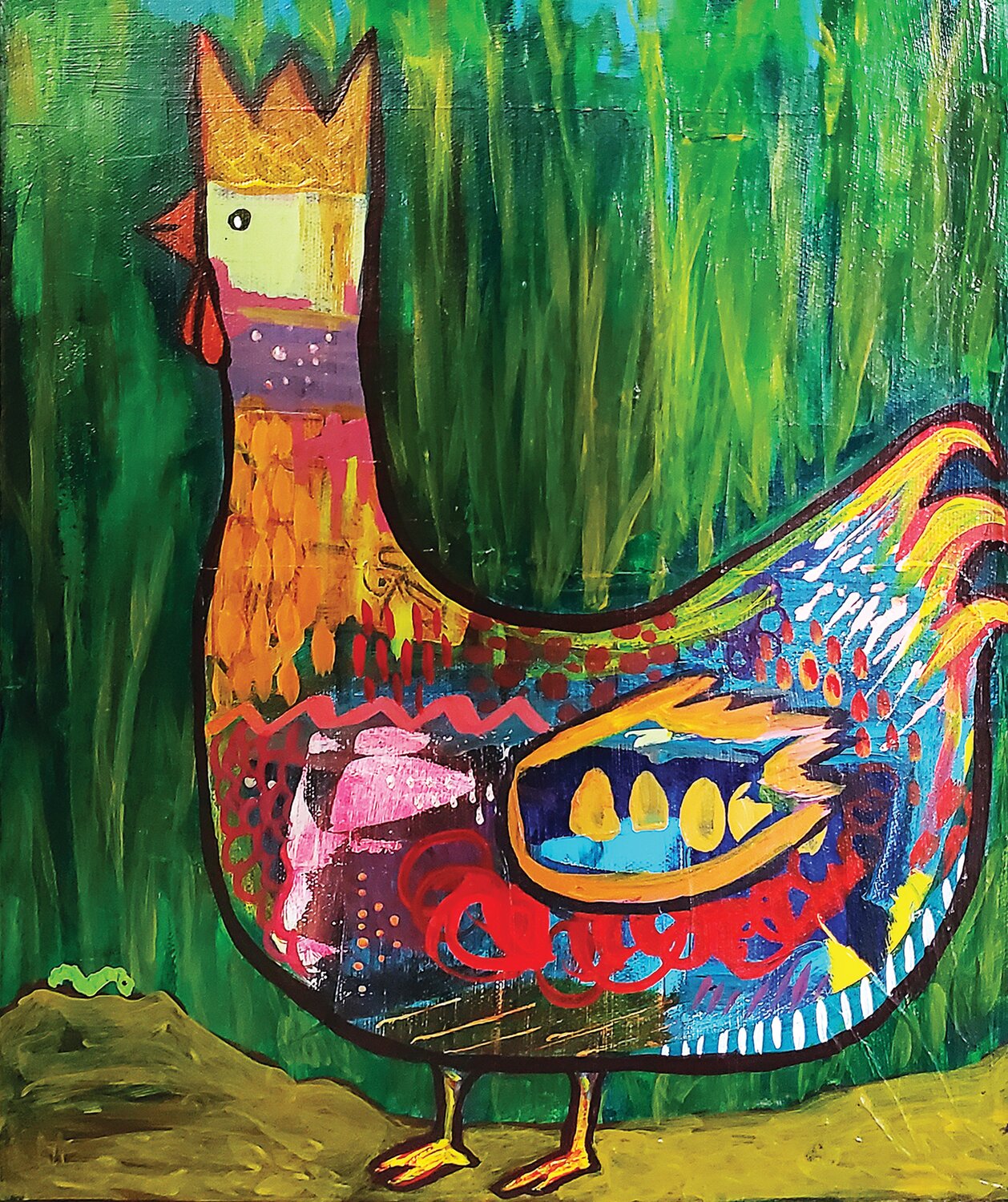 “Rooster” is by Colleen Miller.