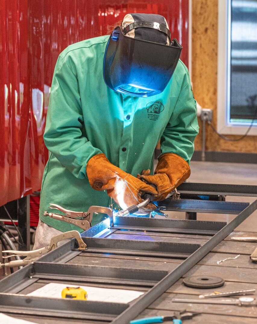 At its new Center for Advanced Technologies in Bristol Township, Bucks County Community College offers an “Accelerated Welding Program” with a three-level curriculum that aligns with an American Welding Society certificate program. It is part of the community college’s work to prepare students for a career in trades.