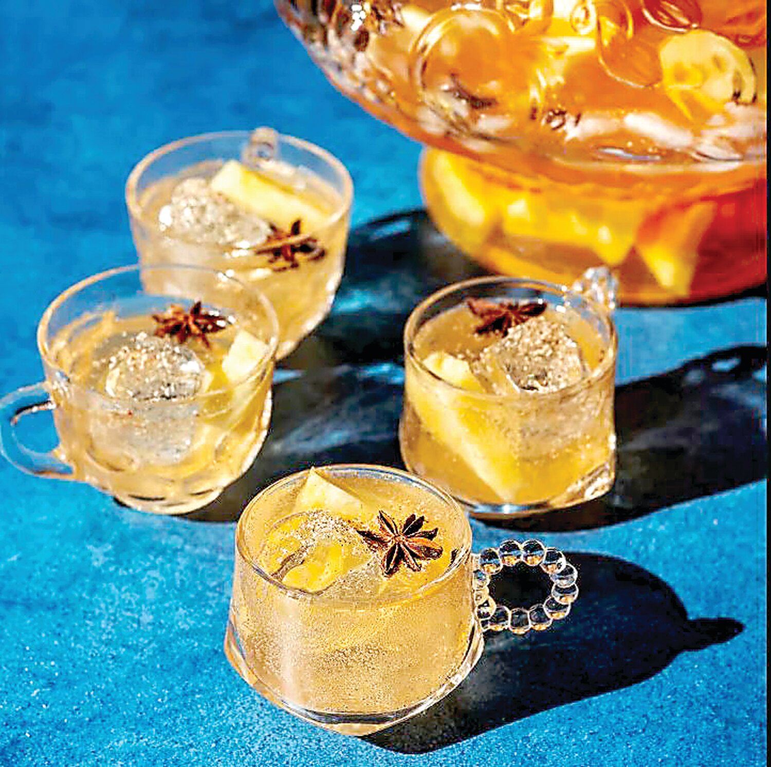 Champagne punch is an option for toasting the new year on Sunday night.