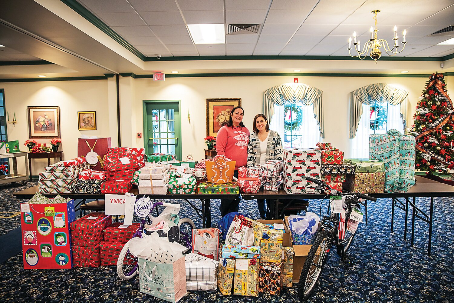 American Heritage’s Adopt-A-Family Program raised $22,8000 to purchase hundreds of “wish list” items for 22 families within the communities American Heritage serves.