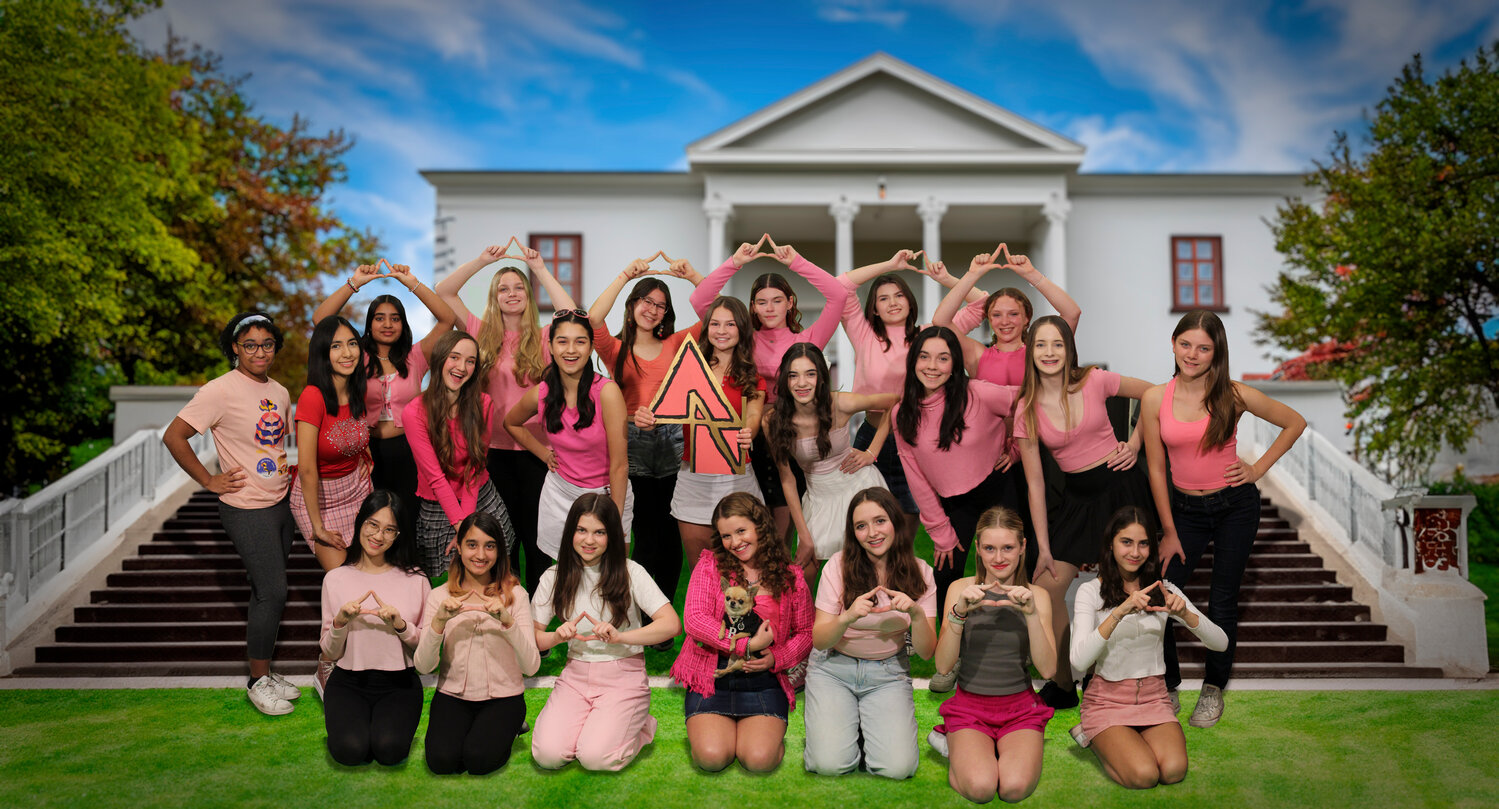 The sorority sisters of Delta Nu will be center stage for Tomato Patch Workshops performance of “Legally Blonde JR.,” Jan. 12-14 at the Kelsey Theatre on the West Windsor Campus of Mercer County Community College.